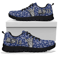 Sneakers Blue Bandana RLT8 - Wonder Print Shop