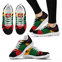 Lithuania Running Shoes Coat Of Arms Flag Painting Style RLT6 - Wonder Print Shop