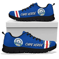 Cape Verde Sneakers - Flag With Coat Of Arm RLT7 - Wonder Print Shop