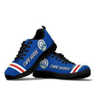 Cape Verde Sneakers - Flag With Coat Of Arm RLT7 - Wonder Print Shop