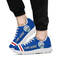 Cape Verde Sneakers - Flag With Coat Of Arm RLT7 - Wonder Print Shop