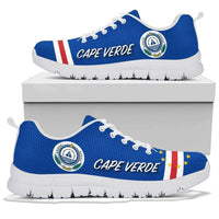 Cape Verde Sneakers - Flag With Coat Of Arm RLT7 - Wonder Print Shop