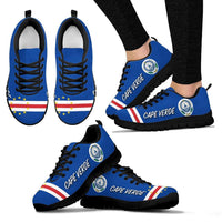 Cape Verde Sneakers - Flag With Coat Of Arm RLT7 - Wonder Print Shop
