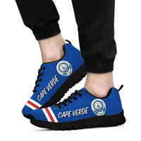 Cape Verde Sneakers - Flag With Coat Of Arm RLT7 - Wonder Print Shop