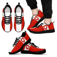 Switzerland Flag and Coat Of Arms Men's / Women's Sneakers Shoes Nn9 RLT13 - Wonder Print Shop