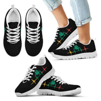 Lithuania Shoes - Vytis Heartbeat Style Sneakers RLT6 - Wonder Print Shop