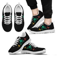 Lithuania Shoes - Vytis Heartbeat Style Sneakers RLT6 - Wonder Print Shop