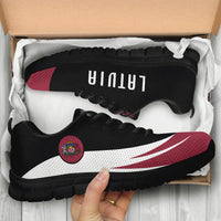 Latvia Sneakers - Flag Wave Style RLT6 - Wonder Print Shop