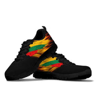 Lithuania Sneakers - Fire Wings and Flag RLT6 - Wonder Print Shop