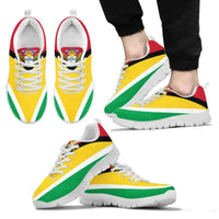 Guyana Shoes - Guyana Flag Sneakers RLT8 - Wonder Print Shop