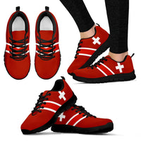 Switzerland Flag Sneakers 01 RLT13 - Wonder Print Shop