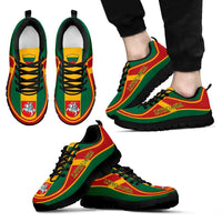 Lithuania Flag Color Sneakers RLT6 - Wonder Print Shop