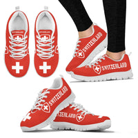 Switzerland Sneakers Swizerland Flag Sneakers/Shoes RLT13 - Wonder Print Shop
