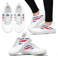 Costa Rica (Men's / Women's) Black & White Sneaker RLT13 - Wonder Print Shop