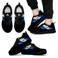 Nicaragua Wings Sneakers Black Edition RLT8 - Wonder Print Shop