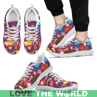 Switzerland Icons Pattern Sneakers RLT13 - Wonder Print Shop