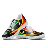 Saint Kitts and Nevis Sneakers Saint Kitts and Nevis Flag Ver 01 RLT6 - Wonder Print Shop