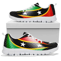 Saint Kitts and Nevis Sneakers Saint Kitts and Nevis Flag Ver 01 RLT6 - Wonder Print Shop
