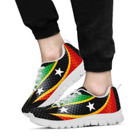 Saint Kitts and Nevis Sneakers Saint Kitts and Nevis Flag Ver 01 RLT6 - Wonder Print Shop