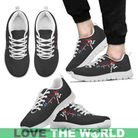 Panama Heartbeat Football Unisex Men's / Women's Sneakers Shoes RLT13 - Wonder Print Shop