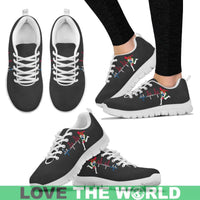 Panama Heartbeat Football Unisex Men's / Women's Sneakers Shoes RLT13 - Wonder Print Shop