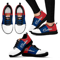 Serbia Flag Sneakers RLT7 - Wonder Print Shop