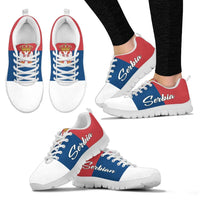 Serbia Flag Sneakers RLT7 - Wonder Print Shop