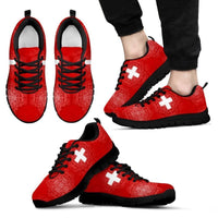 Switzerland Flag Sneakers RLT13 - Wonder Print Shop
