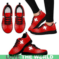 Switzerland Flag Sneakers RLT13 - Wonder Print Shop