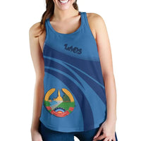 Laos Coat Of Arms Women Tanktop Cricket RLT8 - Wonder Print Shop