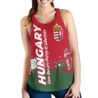 Hungary Womens Racerback Tank, Smudge Style RLT8 - Wonder Print Shop
