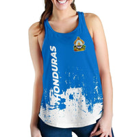 Honduras Women Racerback Tank, Smudge Style RLT8 - Wonder Print Shop