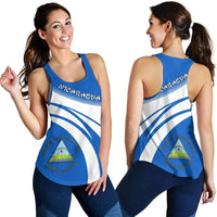 Nicaragua Coat Of Arms Women Tanktop Cricket RLT8 - Wonder Print Shop