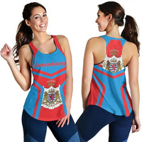 Luxembourg Coat Of Arms Women Racerback Tank My Style5 RLT6 - Wonder Print Shop