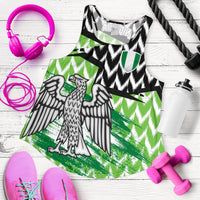 Nigeria Womens Racerback Tank Home, The Super Eagles RLT8 - Wonder Print Shop