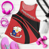 Philippines Coat Of Arms Women Tanktop Cricket RLT6 - Wonder Print Shop