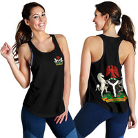Nigeria Womens Racerback Tank RLT8 - Wonder Print Shop