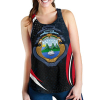 Costa Rica Women's RacerbackTank , Costa Rica Spirit RLT13 - Wonder Print Shop