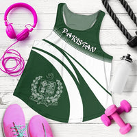 Pakistan Coat Of Arms Women Tanktop Cricket RLT13 - Wonder Print Shop