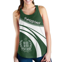 Pakistan Coat Of Arms Women Tanktop Cricket RLT13 - Wonder Print Shop