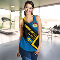 Sweden Women's Racerback Tank Kingdom Of Sweden RLT7 - Wonder Print Shop