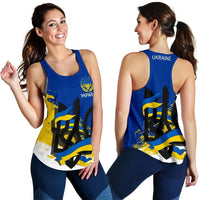 Ukraine Special Women's Racerback Tank RLT7 - Wonder Print Shop