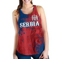 Serbia Women's Racerback Tank The Great Serbia, RLT7 - Wonder Print Shop