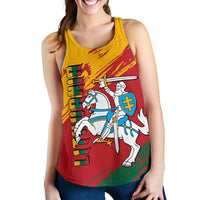 Lithuania State Women's Racerback Tank Original RLT6 - Wonder Print Shop
