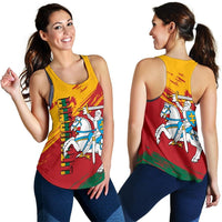 Lithuania State Women's Racerback Tank Original RLT6 - Wonder Print Shop