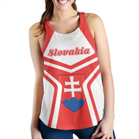 Slovakia Coat Of Arms Women Racerback Tank My Style RLT13 - Wonder Print Shop