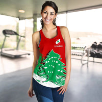 Lebanon Special Women's Racerback Tank RLT6 - Wonder Print Shop