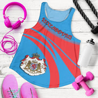 Luxembourg Coat Of Arms Women Tanktop Cricket RLT6 - Wonder Print Shop