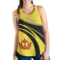 Brunei Coat Of Arms Women Tanktop Cricket RLT7 - Wonder Print Shop