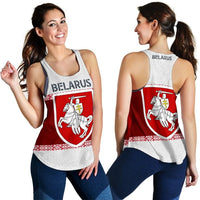 Belarus Coat of Arms Women's Racerback Tank Special RLT6 - Wonder Print Shop